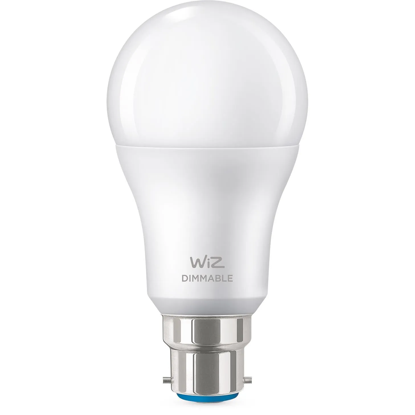 WiZ Warm to White Dimmable A60 B22 Smart Bulb