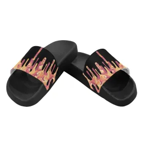 Women's Drizzling Paint Splatter Print Sliders Sandal