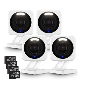 Wyze Cam v4 Home Security Bundle