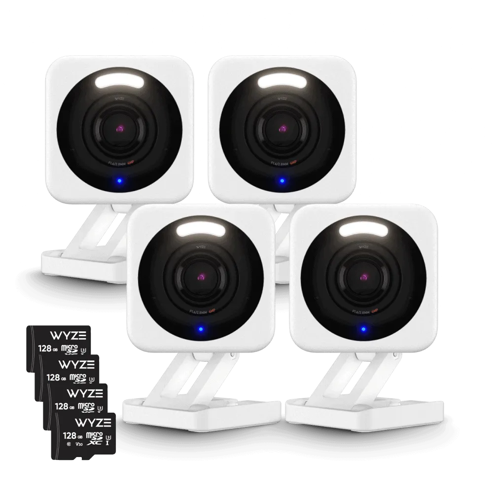 Wyze Cam v4 Home Security Bundle