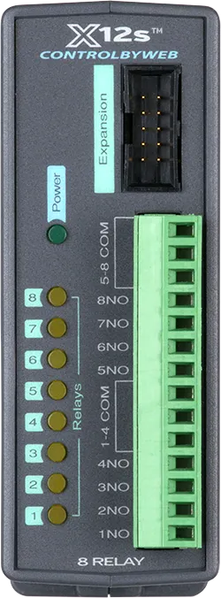 X-12s | Eight Relay Expansion Module