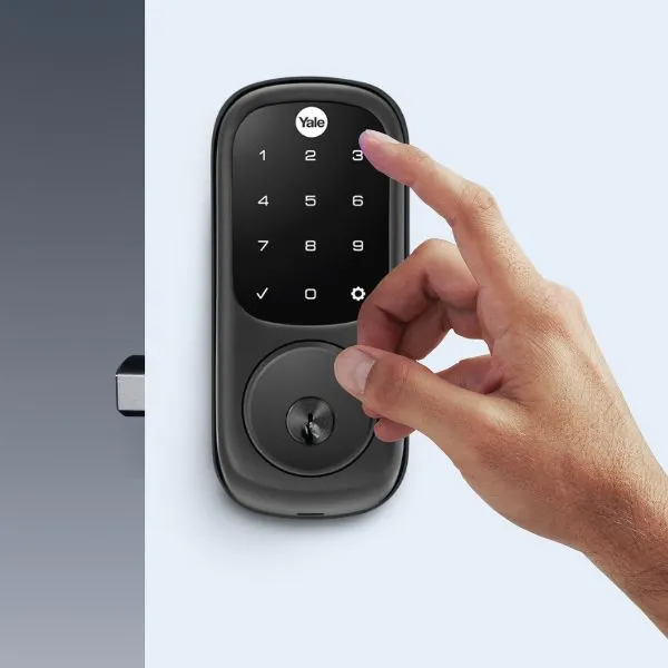 Yale Assure Keyed Electronic Digital Deadbolt Matt Black