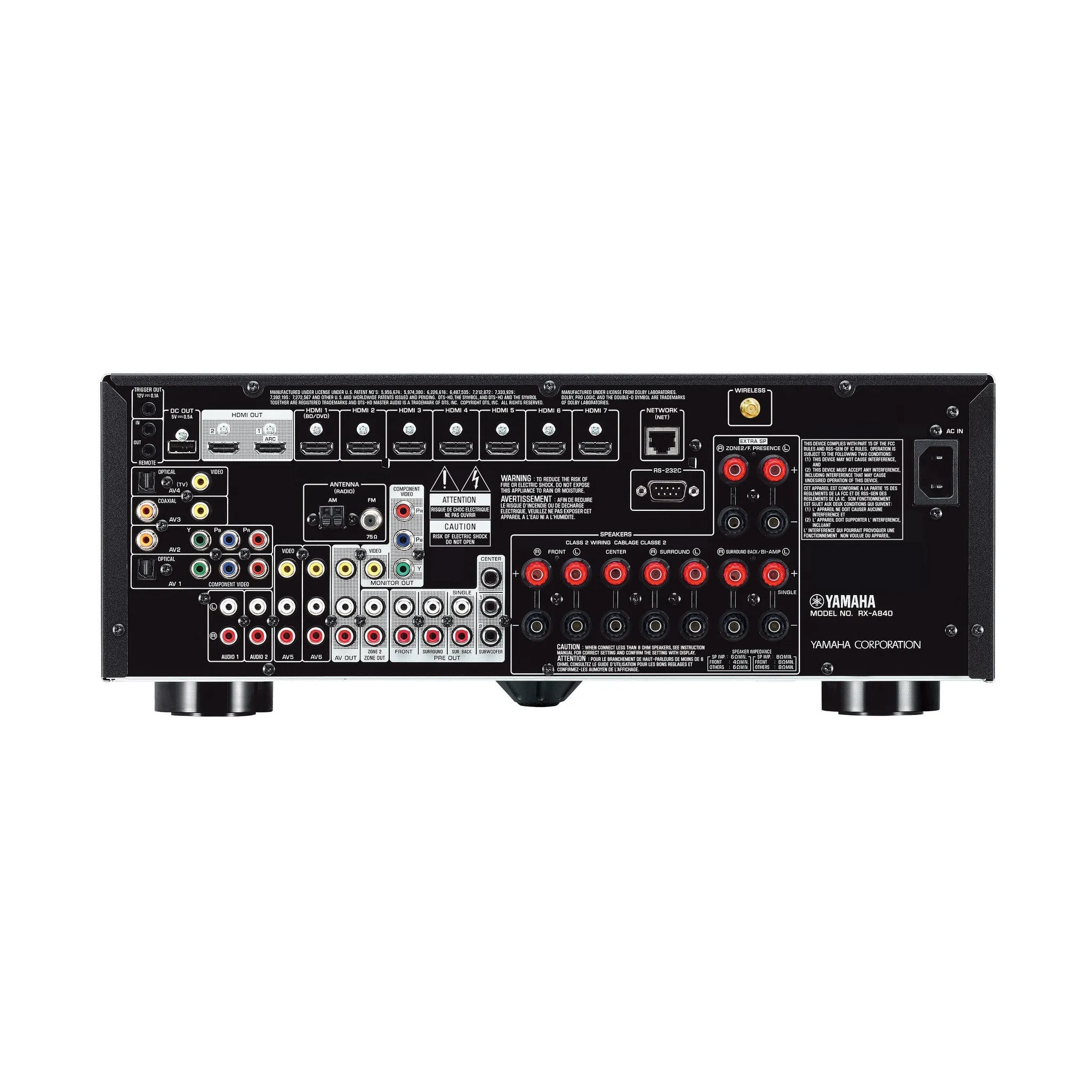 Yamaha RX-A840 Network AV receiver